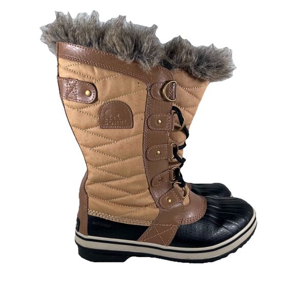 Sorel Shoes - Sorel Tofino II Lace Up Waterproof Faux Fur Lined Winter Boots Women's Size 7.5